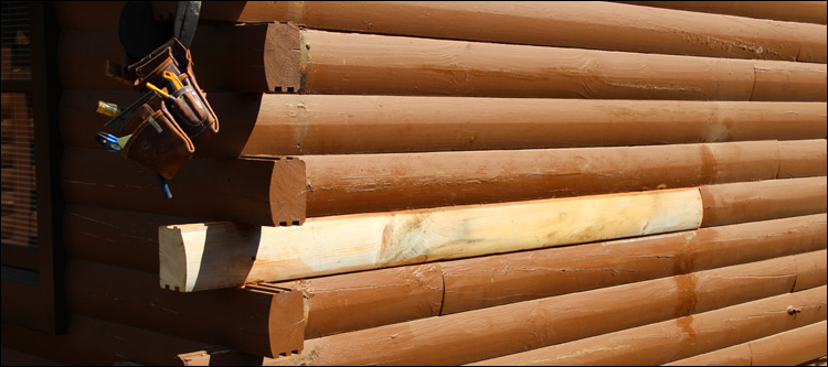 Log Home Damage Repair  Anderson County,  South Carolina