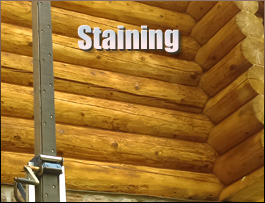  Anderson County,  South Carolina Log Home Staining